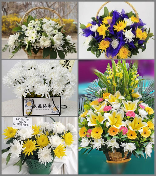 云南曲靖陆良县大莫古镇麻舍所村白事提篮配送